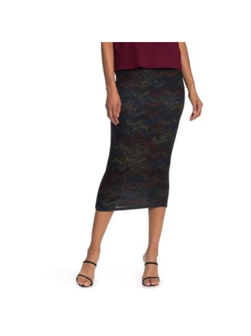 Go Couture Basic Knit Maxi Skirt